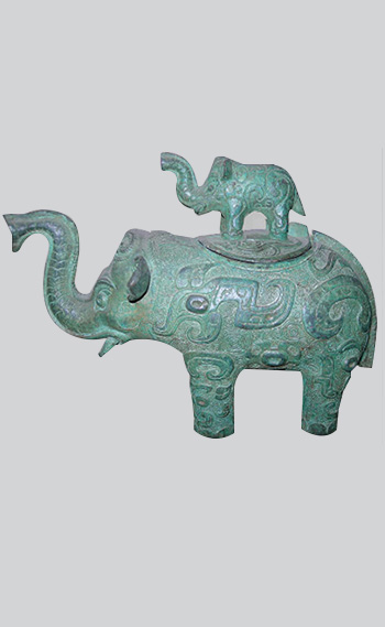 Bronze - Elephant Zun